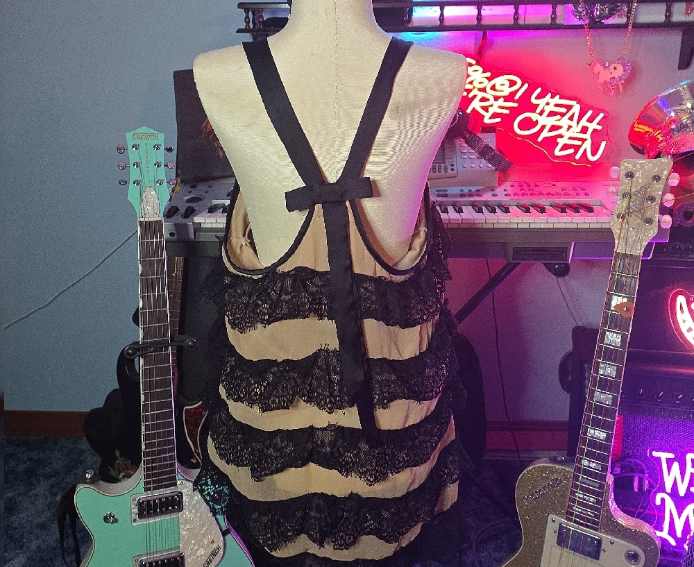 Rue21 Black and Tan Lace Tank Top - Picture 3 of 4